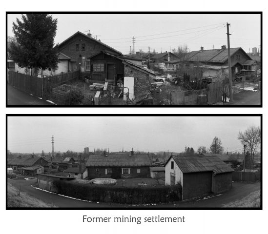 Původní architektura bývalé hornické kolonie na Karvinsku Původní architektura bývalé hornické kolonie na Karvinsku