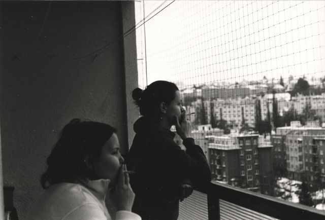 monika, petra a kouř